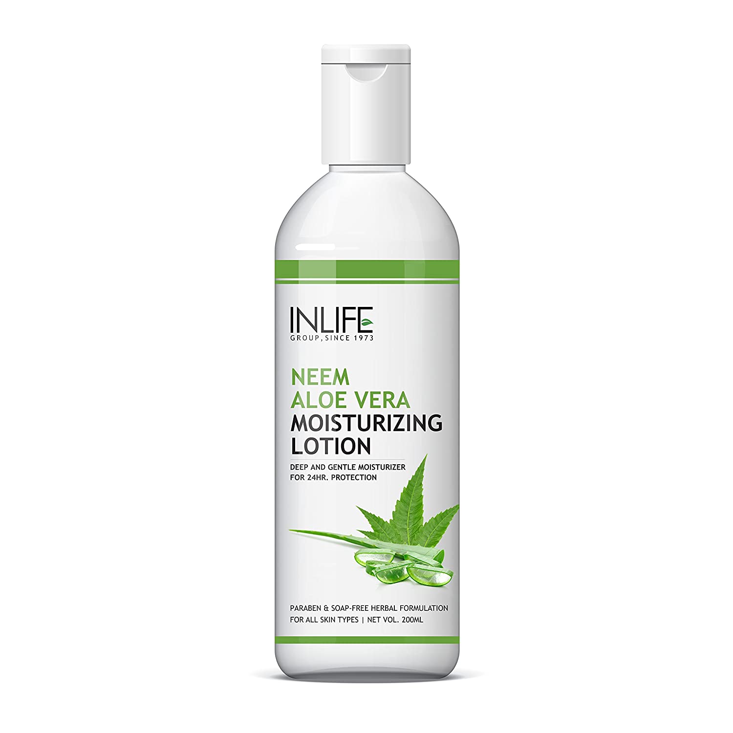 Лосьон с Нимом и Алоэ вера (200 мл), Neem Aloe Vera Moisturizing Lotion, INLIFE 14.9625
Лосьон с Нимом и Алоэ вера (200 мл), Neem Aloe Vera Moisturizing Lotion, INLIFE 14.9625