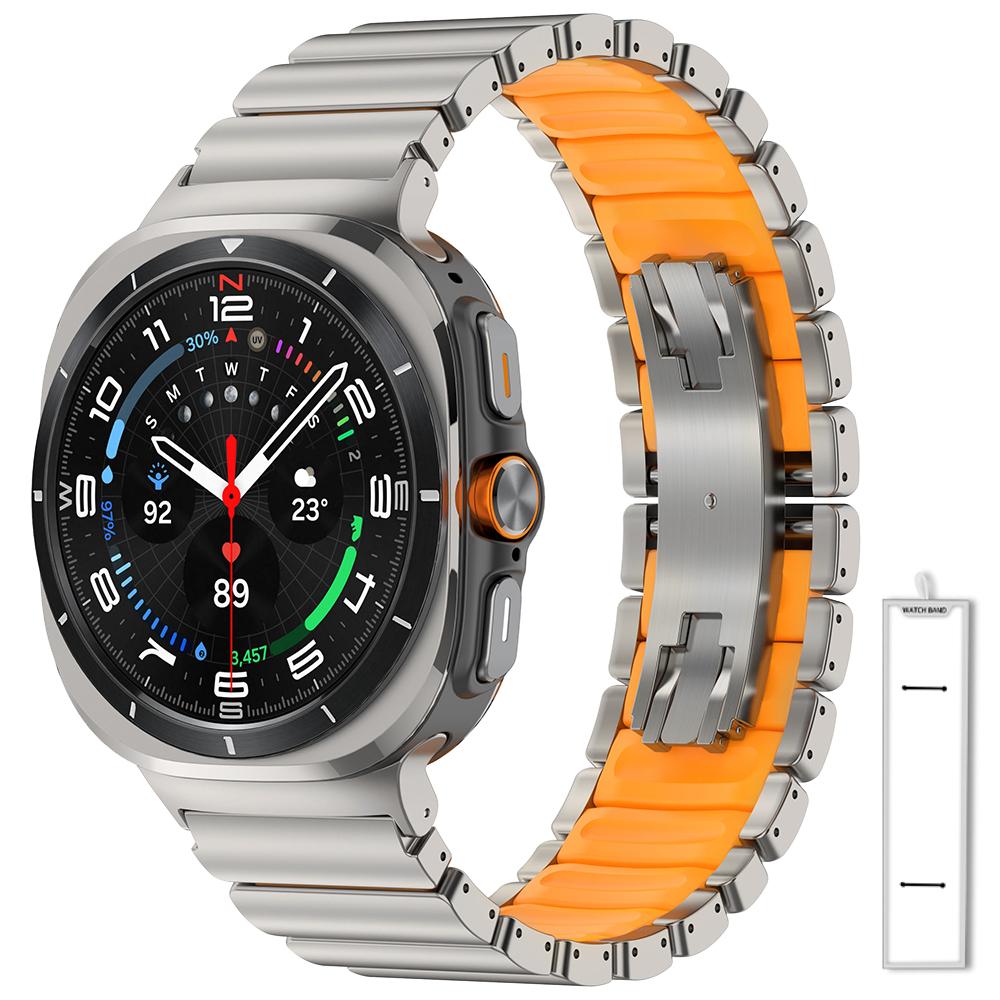 Titanium Rubber Strap for Samsung Galaxy Watch 8 Classic 46mm 44mm 40mm Luxury Wrist Band for Galaxy Watch Ultra 2025 47mm 2024 Galaxy 8 44mm 40mm
Titanium Rubber Strap for Samsung Galaxy Watch 8 Classic 46mm 44mm 40mm Luxury Wrist Band for Galaxy Watch Ultra 2025 47mm 2024 Galaxy 8 44mm 40mm