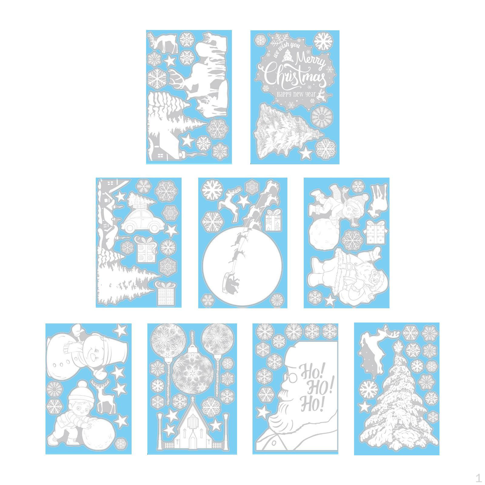9x Christmas Window Clings Santa Claus Stickers Xmas Tree Door
9x Christmas Window Clings Santa Claus Stickers Xmas Tree Door