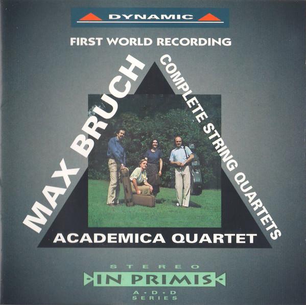 CD QUARTETTO ACADEMICA - Bruch;Comp.String Quartets CDS29 Dynamic 1993 Italy Classical Used
CD QUARTETTO ACADEMICA - Bruch;Comp.String Quartets CDS29 Dynamic 1993 Italy Classical Used