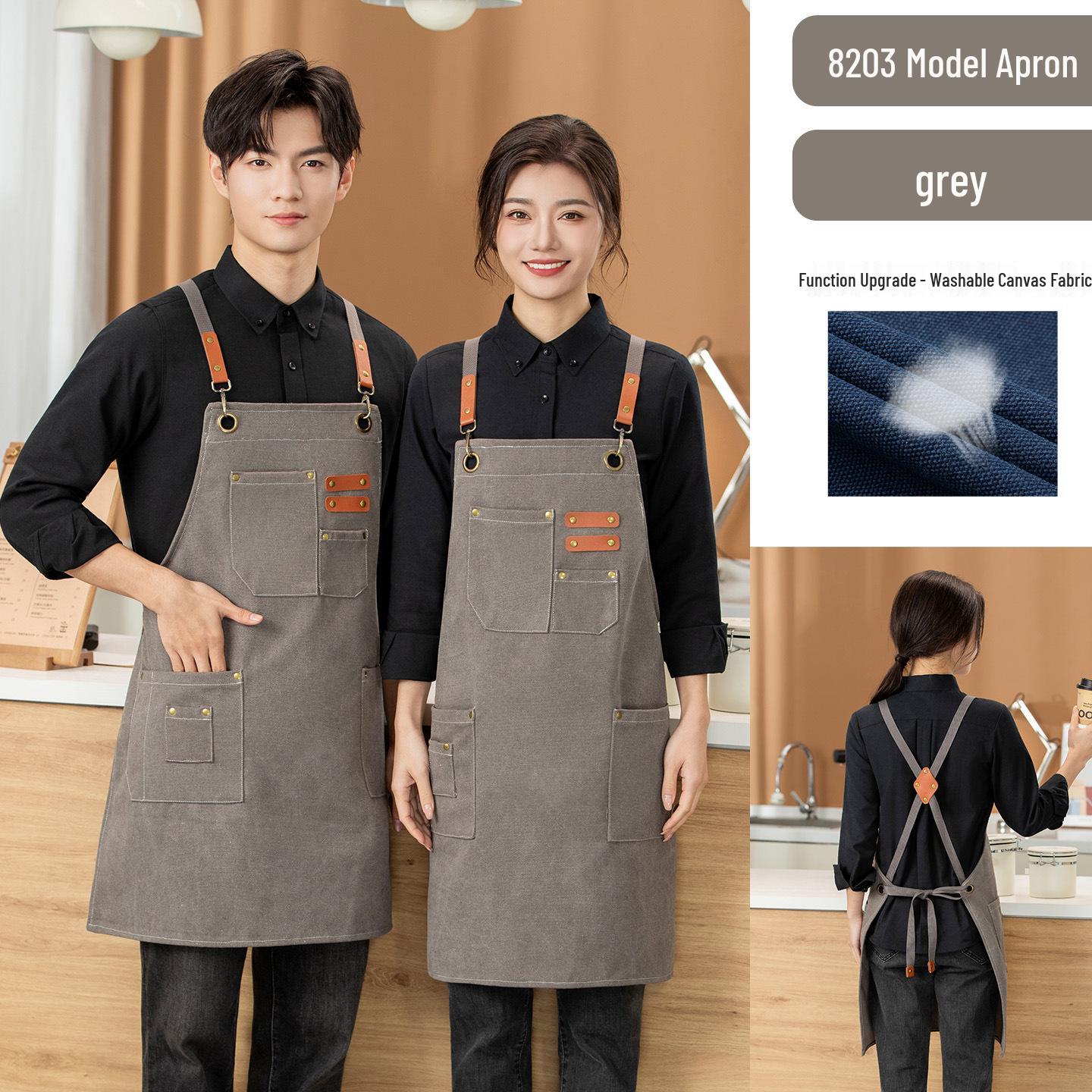 Custom Waterproof Washable Denim Apron for Women - Nail Art, Baking, Coffee, Milk Tea Shop, and Barber Use
Custom Waterproof Washable Denim Apron for Women - Nail Art, Baking, Coffee, Milk Tea Shop, and Barber Use