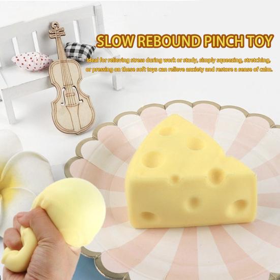Игрушки для снятия стресса Cheese Pinch Fidget, портативная игрушка для снятия тревожности, для детей и взрослых, регулирующая настроение, сенсорная игрушка S жёлтый
Игрушки для снятия стресса Cheese Pinch Fidget, портативная игрушка для снятия тревожности, для детей и взрослых, регулирующая настроение, сенсорная игрушка S жёлтый