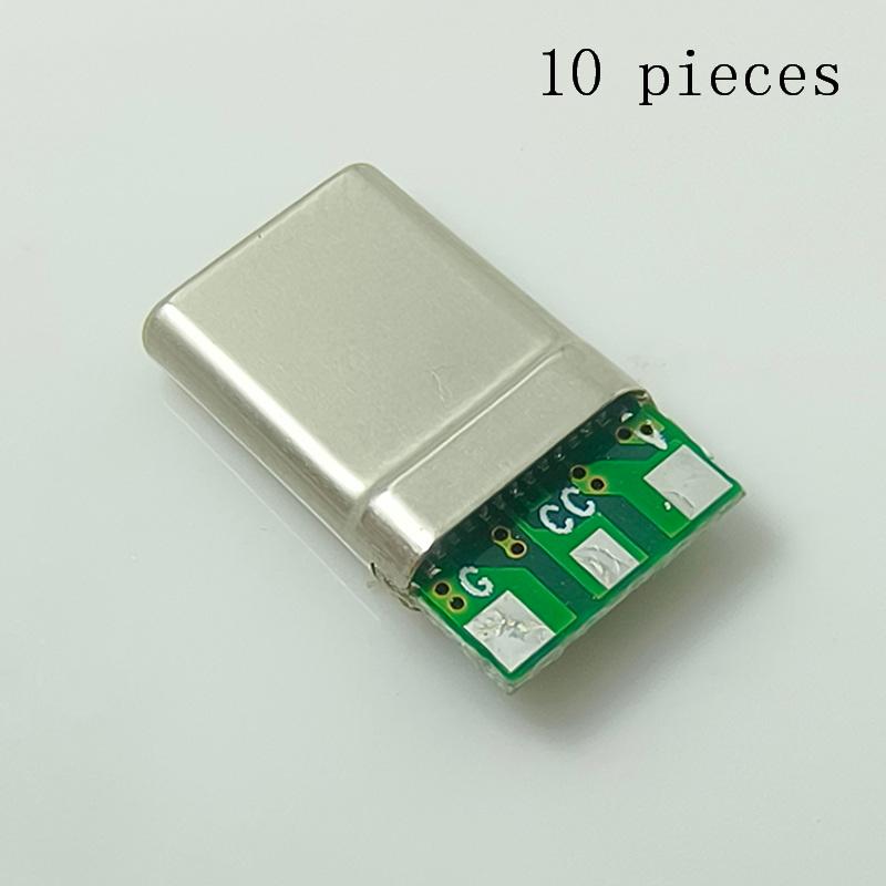 2/10 Sets PD 3Wire Charging Head 3Pin Male Type C Laptop Connector 3Solder Joint CC Pin CTOC5 With Capacitor Notebook Adapter
2/10 Sets PD 3Wire Charging Head 3Pin Male Type C Laptop Connector 3Solder Joint CC Pin CTOC5 With Capacitor Notebook Adapter
