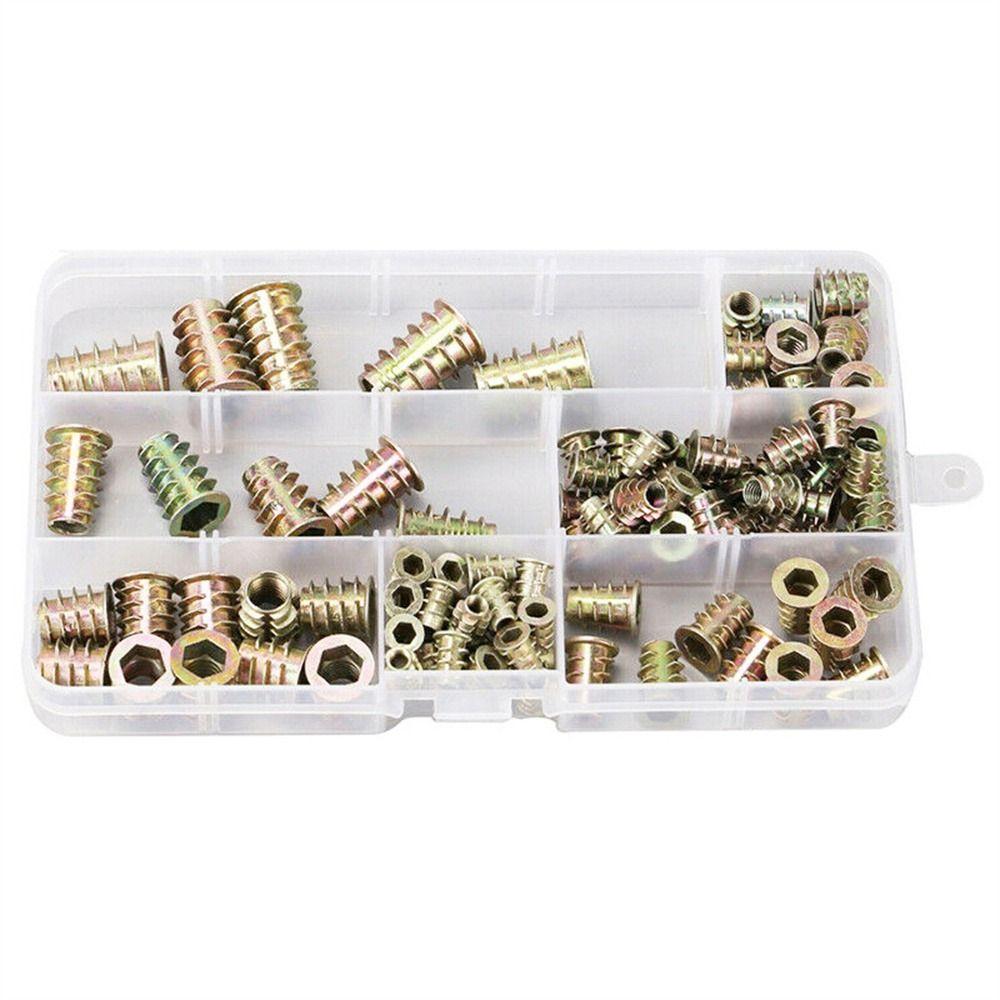 M4/M5/M6/M8/M10 Knurled Inserts Nuts Embedment Nuts Threaded Insert Nut Inserts Assortment Kit
M4/M5/M6/M8/M10 Knurled Inserts Nuts Embedment Nuts Threaded Insert Nut Inserts Assortment Kit