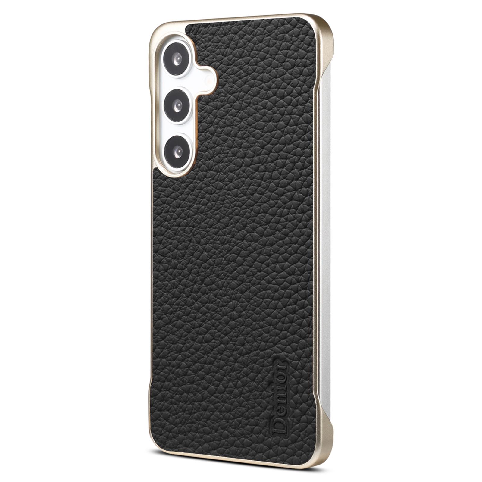 For Samsung Galaxy S25+ Magnetic Case Litchi Texture Genuine Cow Leather+PC Boardless Phone Cover Khaki
For Samsung Galaxy S25+ Magnetic Case Litchi Texture Genuine Cow Leather+PC Boardless Phone Cover Khaki