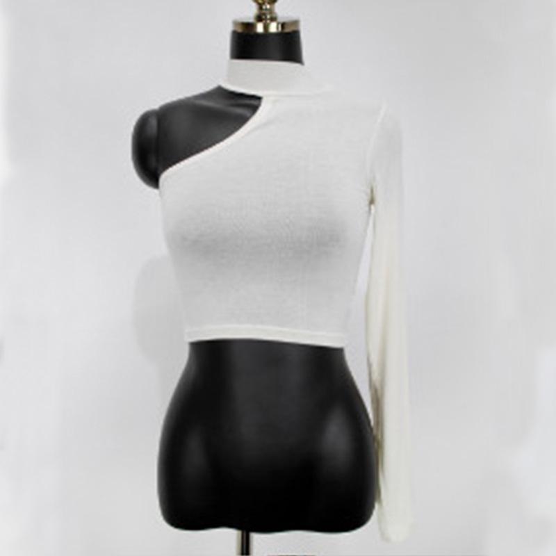 Korean Dongdaemun Off-the-Shoulder Slim Fit Long Sleeve Crop Top One Size білий
Korean Dongdaemun Off-the-Shoulder Slim Fit Long Sleeve Crop Top One Size білий