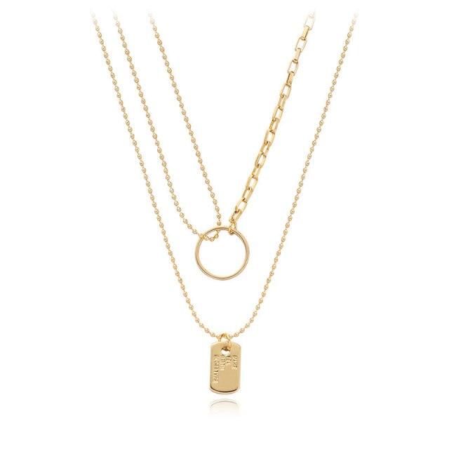 Double Layered Portrait Pendant Necklaces Sweater Chain For Women Stainless Steel Niche Choker Chain Necklaces Jewelry AccessoriesTrendy Pendant
Double Layered Portrait Pendant Necklaces Sweater Chain For Women Stainless Steel Niche Choker Chain Necklaces Jewelry AccessoriesTrendy Pendant