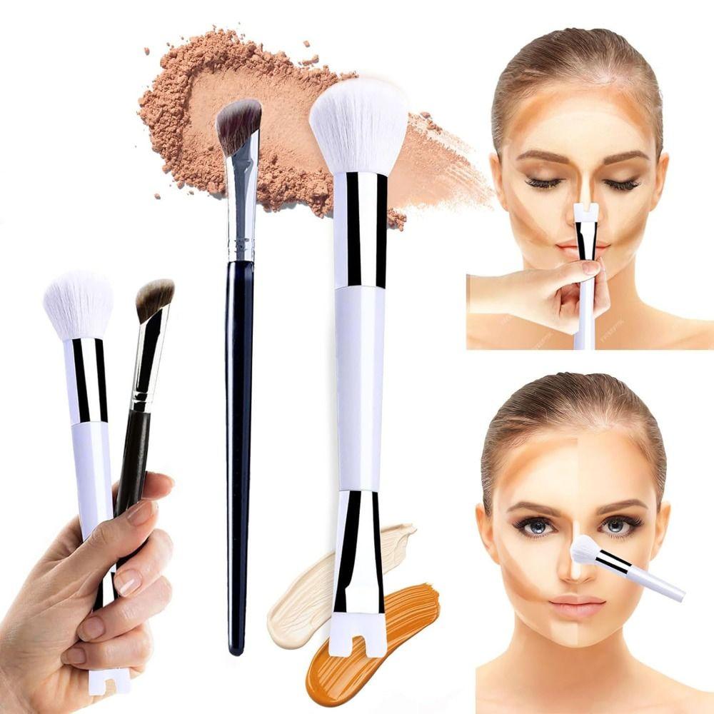 2Pcs 2-in-1 Nose Shadow Brush Portable Eyeshadow Powder Brush Cosmetic Brush Kit Beauty Tools Set 2-S
2Pcs 2-in-1 Nose Shadow Brush Portable Eyeshadow Powder Brush Cosmetic Brush Kit Beauty Tools Set 2-S