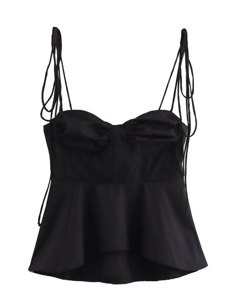 White Smocked Strappy Camisole Women Sexy Sleeveless Ruffle Slim Fit Solid Color Y2K Streetwear Top For Trendy Fashion S
White Smocked Strappy Camisole Women Sexy Sleeveless Ruffle Slim Fit Solid Color Y2K Streetwear Top For Trendy Fashion S
