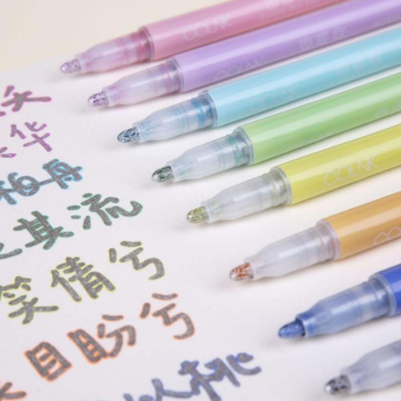 8pcs/set Colorful Double Line Pen Highlighter Fluorescent Marker Candy Color Student Multicolor Hand Note Pen For School Poster
8pcs/set Colorful Double Line Pen Highlighter Fluorescent Marker Candy Color Student Multicolor Hand Note Pen For School Poster