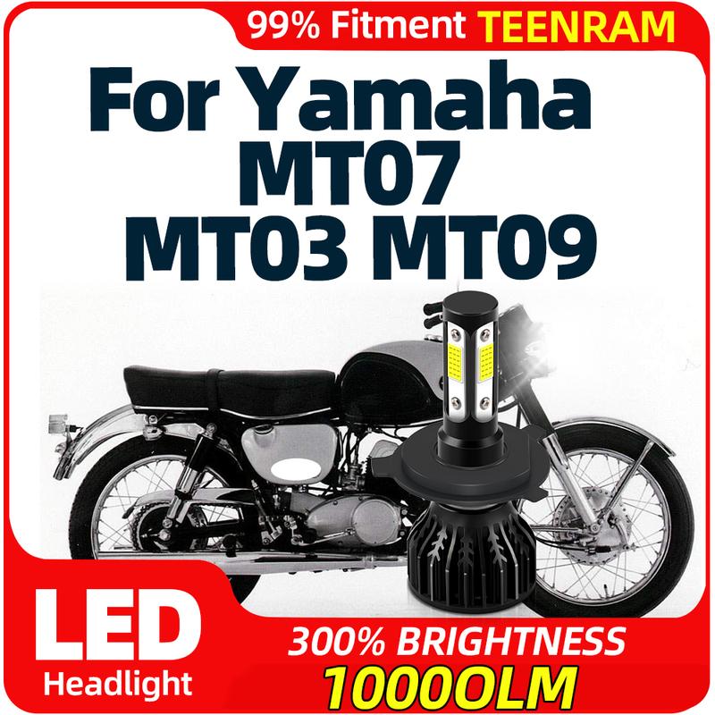 1Pc H4 LED Headlight Bulb 9003 HB2 60W 10000LM Super Bright Moto Light 12V 6000K Plug And Play For Yamaha MT07 MT03 MT09
1Pc H4 LED Headlight Bulb 9003 HB2 60W 10000LM Super Bright Moto Light 12V 6000K Plug And Play For Yamaha MT07 MT03 MT09