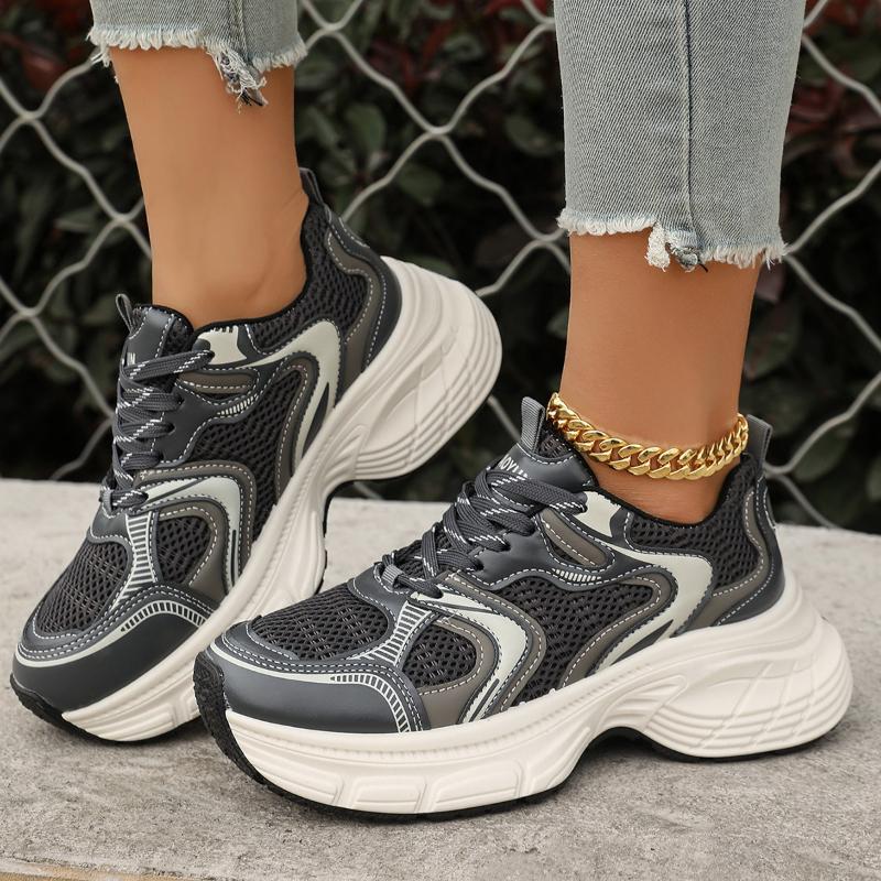 New Women Vintage Sneakers Casual Outdoor Personalized Design Shoes Comfortable Lace Up Platform Running Sneakers Sports Shoes 40 чорний
New Women Vintage Sneakers Casual Outdoor Personalized Design Shoes Comfortable Lace Up Platform Running Sneakers Sports Shoes 40 чорний