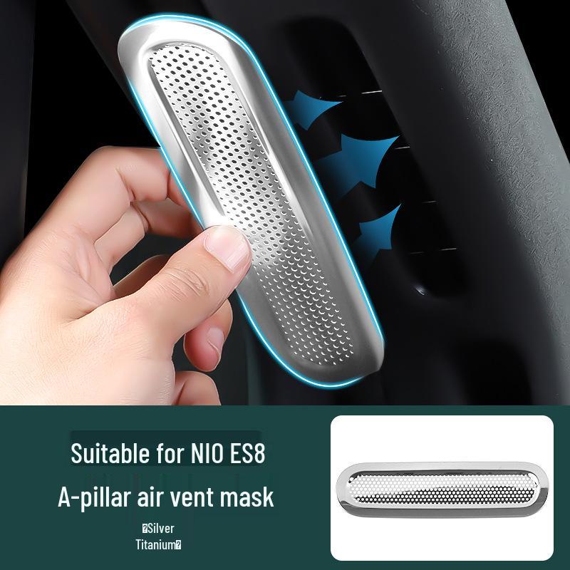 Dustproof Air Vent Cover for Nio ES8 A-Pillar (26 Models) - Interior Car Decoration
Dustproof Air Vent Cover for Nio ES8 A-Pillar (26 Models) - Interior Car Decoration