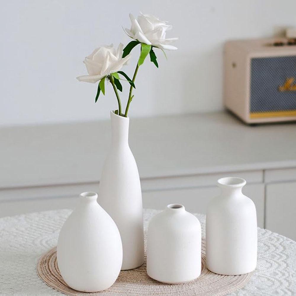 Ceramic Vase Set of 4, Classic Matte Vases Home Decorations for Table Shelf Office Decor белый
Ceramic Vase Set of 4, Classic Matte Vases Home Decorations for Table Shelf Office Decor белый