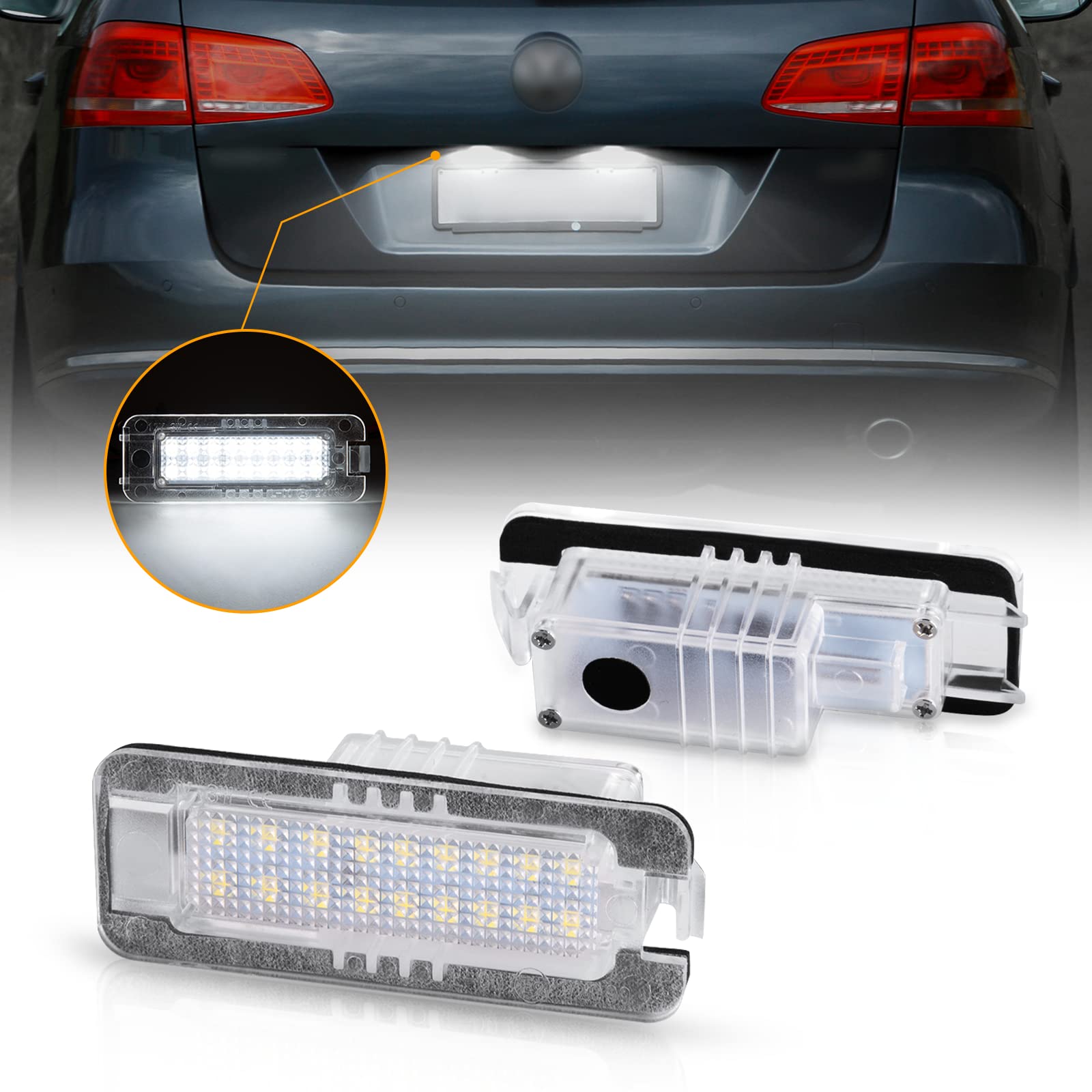 GemPro Совместимость с VW Volkswagen Номерной фонарь Светодиодная лампа номерного знака Golf 4 Golf 5 Golf 6 Golf 7 New Beetle Late Scirocco Passat Sedan B6 B7 B8 Passat C
GemPro Совместимость с VW Volkswagen Номерной фонарь Светодиодная лампа номерного знака Golf 4 Golf 5 Golf 6 Golf 7 New Beetle Late Scirocco Passat Sedan B6 B7 B8 Passat C