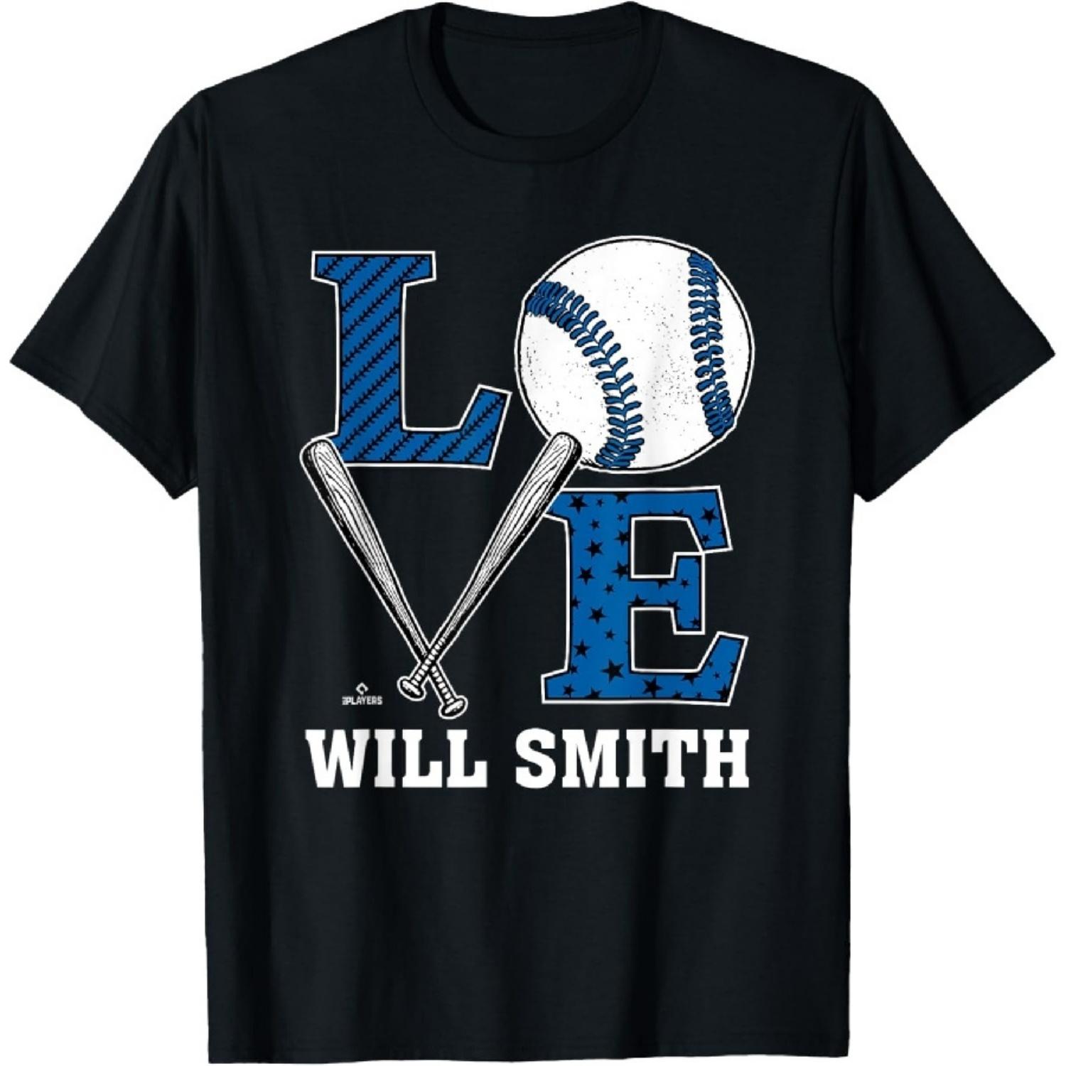 Distressed Baseball Love Will Smith Los Angeles Baseball T-Shirt S
Distressed Baseball Love Will Smith Los Angeles Baseball T-Shirt S