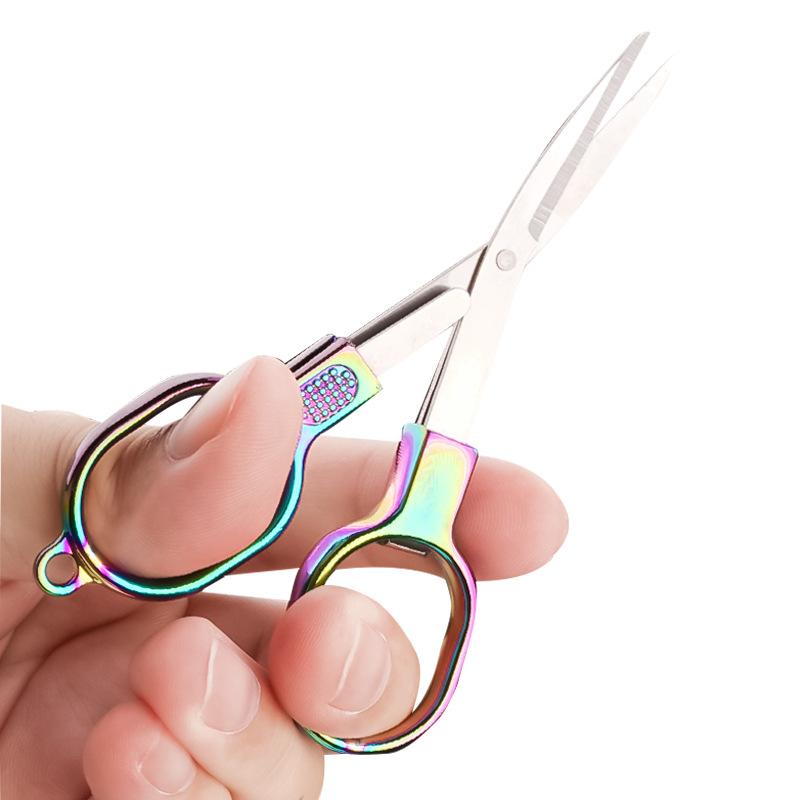 1pc Folding Scissors Rainbow Colored Compact Precision Craft Scissors Sharp Stainless Steel Blades Portable Travel Stationery фиолетовый
1pc Folding Scissors Rainbow Colored Compact Precision Craft Scissors Sharp Stainless Steel Blades Portable Travel Stationery фиолетовый