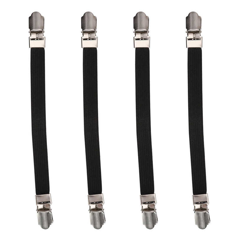 4pcs Elastic Bed Sheet Grippers Double Head Clips Gripper Holder Suspender Bed Sheet Fasteners Home Textiles Organize Gadget чорний
4pcs Elastic Bed Sheet Grippers Double Head Clips Gripper Holder Suspender Bed Sheet Fasteners Home Textiles Organize Gadget чорний