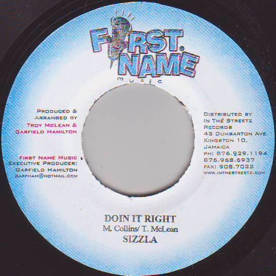 7inch Record SIZZLA - Doin It Right NONE First Name Musi 2002 Jamaica Reggae, Ska & Dub Used
7inch Record SIZZLA - Doin It Right NONE First Name Musi 2002 Jamaica Reggae, Ska & Dub Used