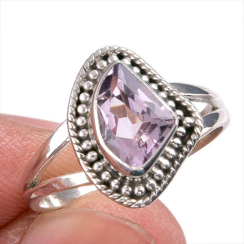 Natural Pink Amethyst Gemstone Handmade 925 Solid Silver Jewelry Ring S.8 m2L96
Natural Pink Amethyst Gemstone Handmade 925 Solid Silver Jewelry Ring S.8 m2L96