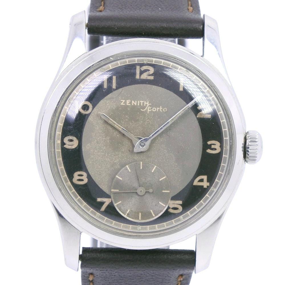 ZENITH Sport (sports) Watches Bullseye Vintage grayDial Stainless Steel/leather Hand Winding Analog display mens Used
ZENITH Sport (sports) Watches Bullseye Vintage grayDial Stainless Steel/leather Hand Winding Analog display mens Used