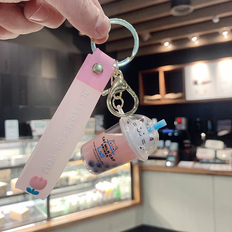 Cat Cute Cartoon Milk Tea Cup Keychain Acrylic Liquid Oil Keyring Lovely Pendant StyleA
Cat Cute Cartoon Milk Tea Cup Keychain Acrylic Liquid Oil Keyring Lovely Pendant StyleA