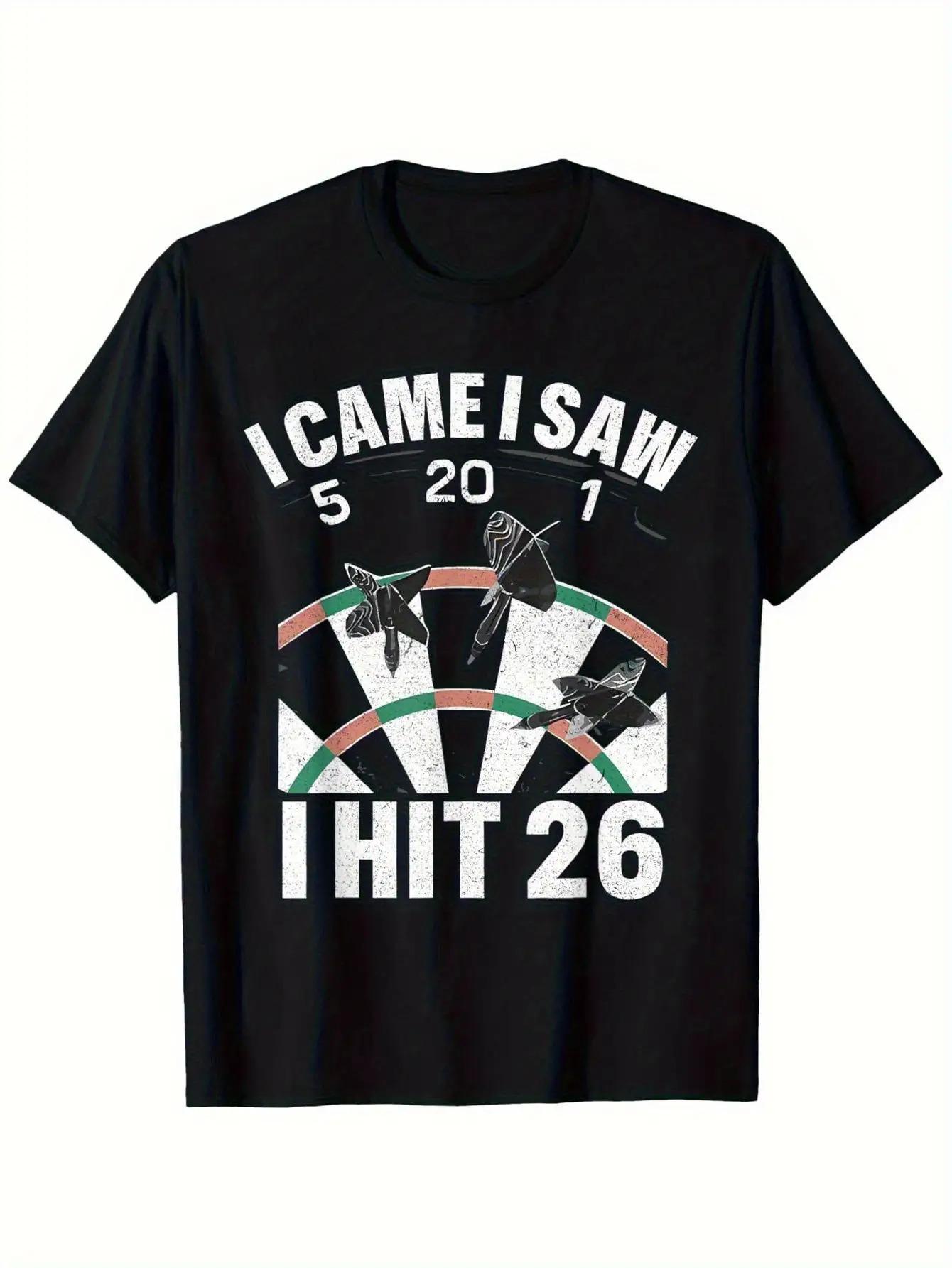 Funny Dart Scoring T-shirts for Men and Women- I Came and Saw the 5.20.1 Hit 26 Dart Target Design XXL
Funny Dart Scoring T-shirts for Men and Women- I Came and Saw the 5.20.1 Hit 26 Dart Target Design XXL