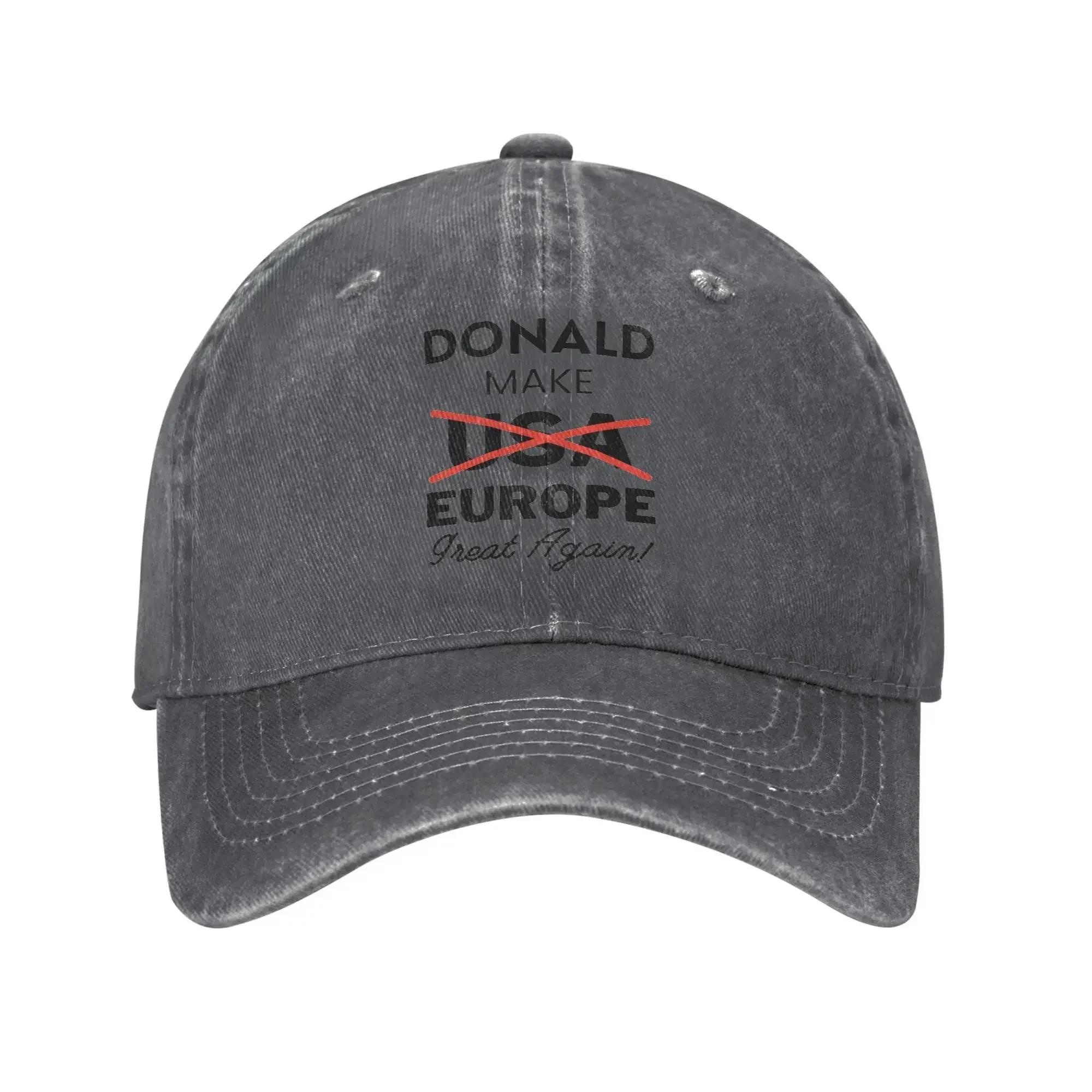 Унісекс Кепка Make Europe Great Again Головний убір Бейсболка Вінтажна Тракер Кепка Регульована One Size
Унісекс Кепка Make Europe Great Again Головний убір Бейсболка Вінтажна Тракер Кепка Регульована One Size