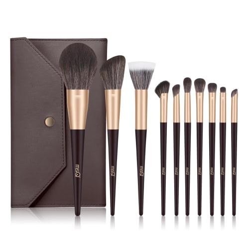 MSQ Makeup Brush Set of 10 with Makeup Pouch, Makeup Brush, Premium Fiber Bristle, Super Soft, Popular, Makeup Brush, Multifunctional, Makeup Set, Con
MSQ Makeup Brush Set of 10 with Makeup Pouch, Makeup Brush, Premium Fiber Bristle, Super Soft, Popular, Makeup Brush, Multifunctional, Makeup Set, Con
