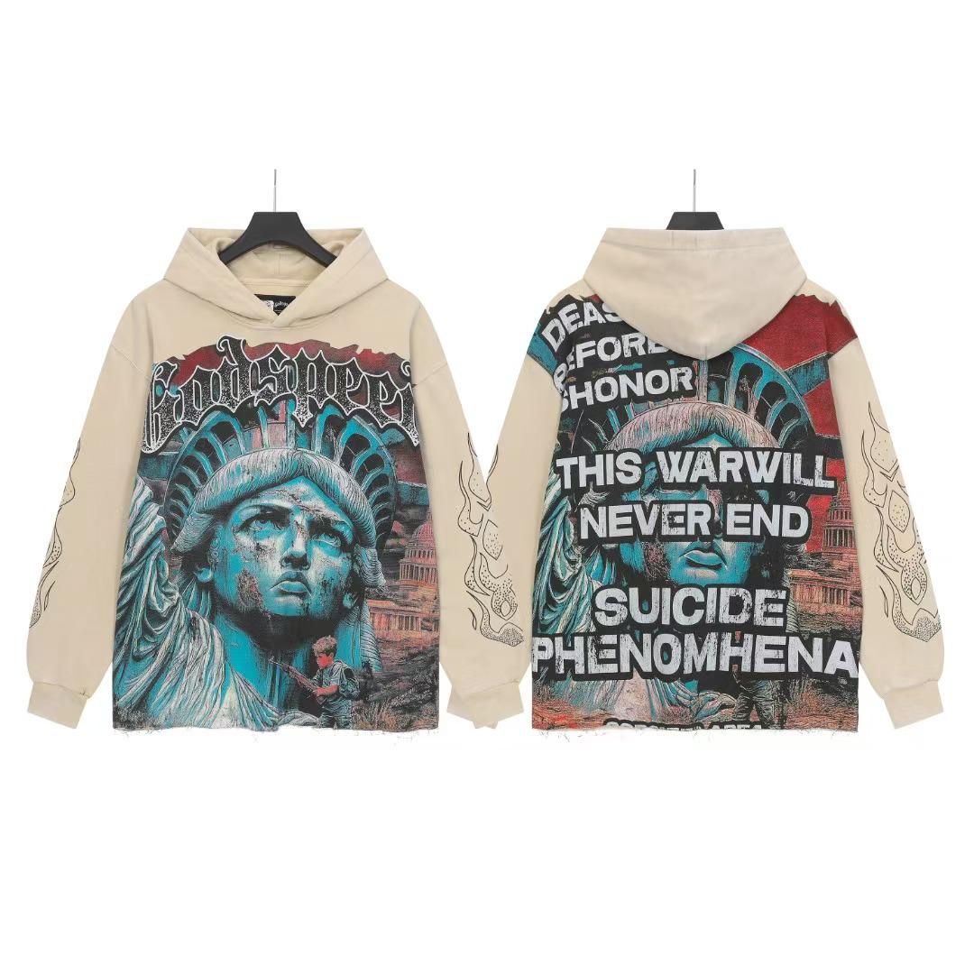 Godspeed Retro American Rock Hooded Sweatshirt (Available in Washed Cotton or Fleece-Lined) M
Godspeed Retro American Rock Hooded Sweatshirt (Available in Washed Cotton or Fleece-Lined) M