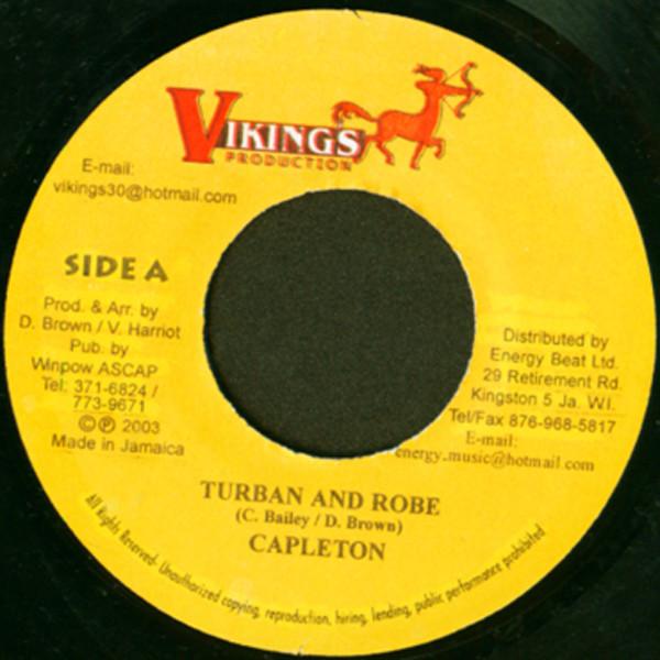 7inch Record CAPLETON - Turban And Robe NONE Vikings Product 2003 Jamaica Reggae, Ska & Dub Used
7inch Record CAPLETON - Turban And Robe NONE Vikings Product 2003 Jamaica Reggae, Ska & Dub Used