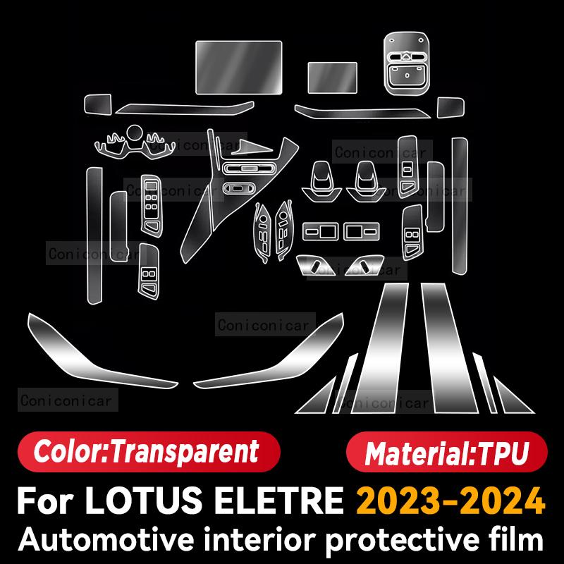 For LOTUS ELETRE 2023 2024 Car Interior Center Console Instrument Dashboard Protective Film Anti-scratch Sticker Accessories RHD
For LOTUS ELETRE 2023 2024 Car Interior Center Console Instrument Dashboard Protective Film Anti-scratch Sticker Accessories RHD