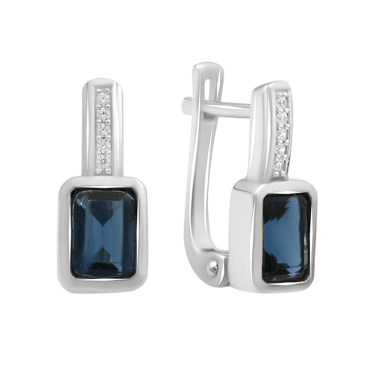 Серебряное кольцо с сапфиром nano 1.303ct, фианитами, вес изделия 2,58 гр (2195085) 18 синій
Серебряное кольцо с сапфиром nano 1.303ct, фианитами, вес изделия 2,58 гр (2195085) 18 синій