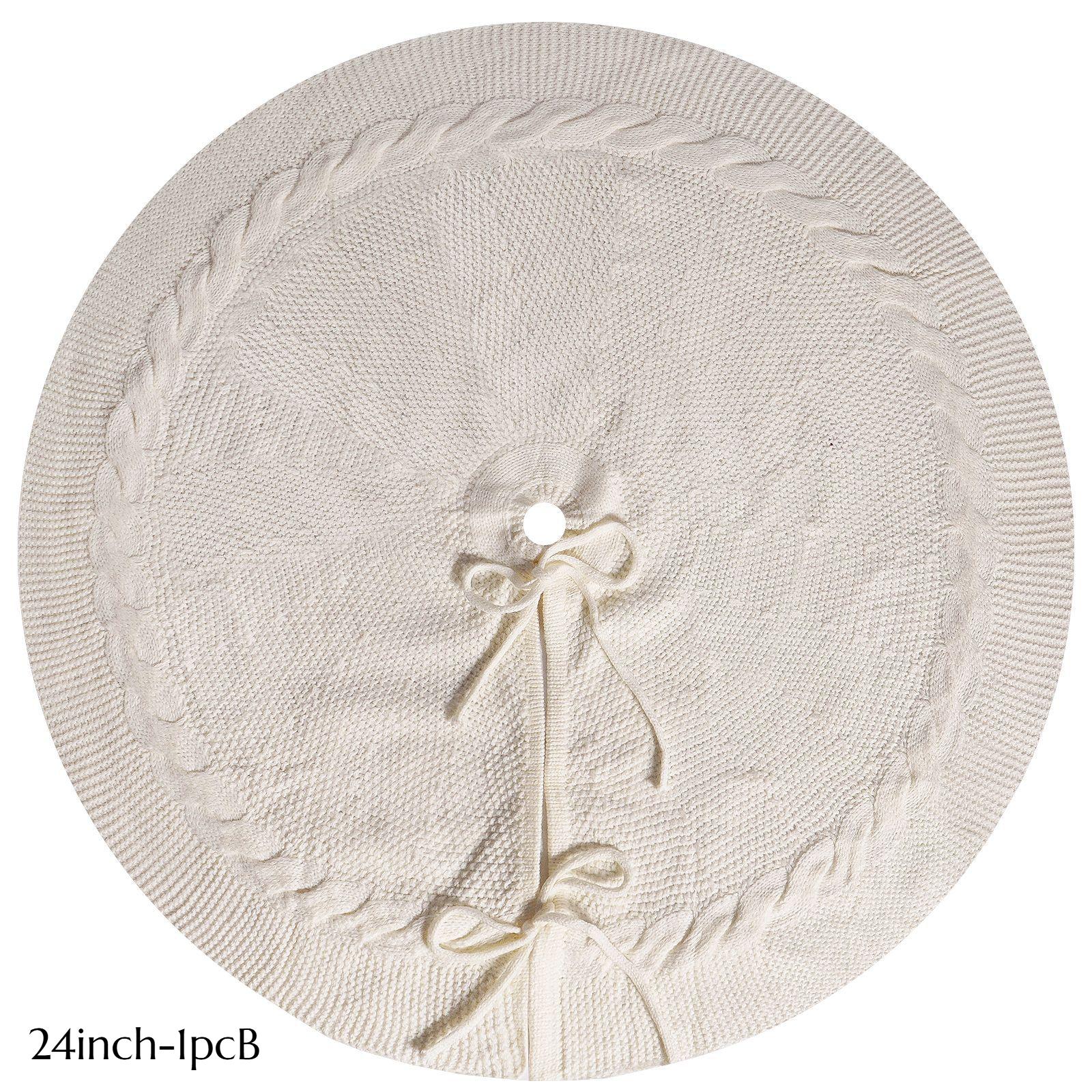 Thick Red/White Holiday Tree Skirt Christmas Vintage Design Fabric Cover Uses for Festive Tree Stand Base
Thick Red/White Holiday Tree Skirt Christmas Vintage Design Fabric Cover Uses for Festive Tree Stand Base