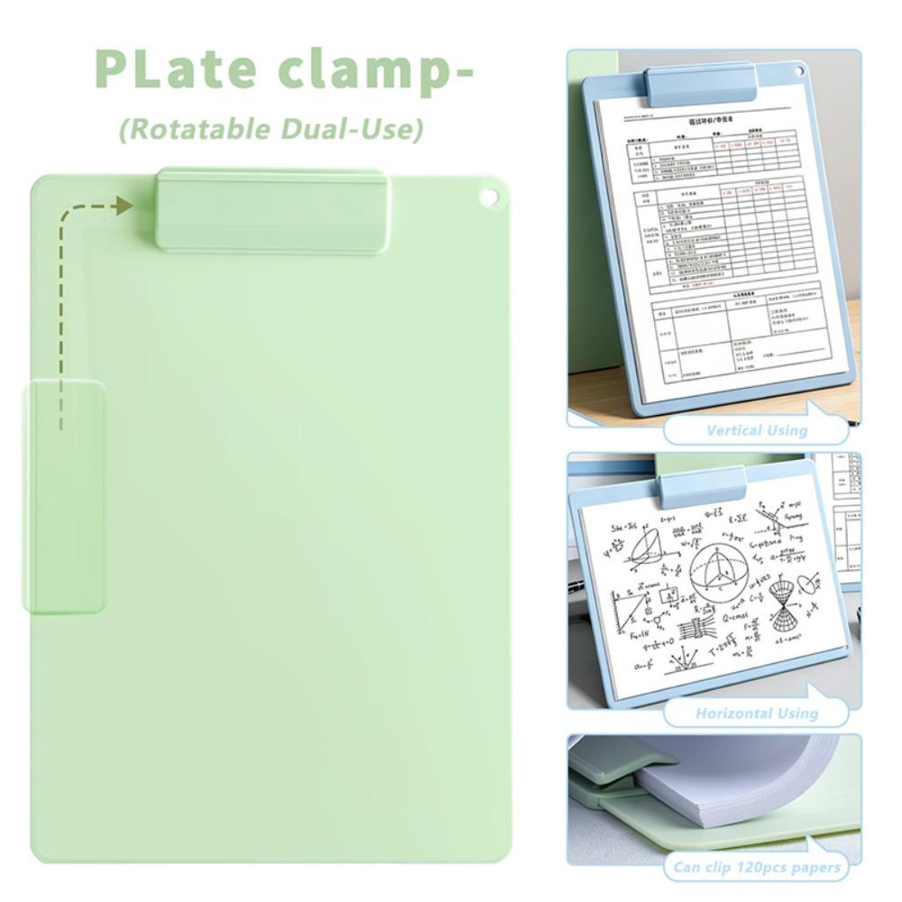 Durable PP A4 Clipboard Dual-Use Rotatable File Folder Portable Document Holder School Office зелёный
Durable PP A4 Clipboard Dual-Use Rotatable File Folder Portable Document Holder School Office зелёный