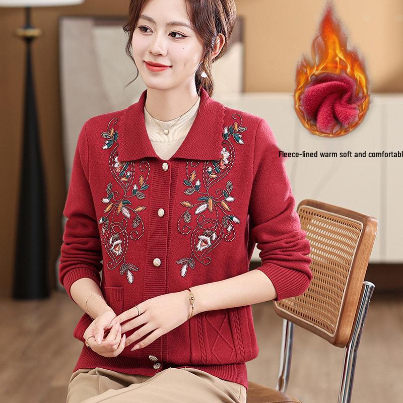 Women s Plus Velvet Thickened Autumn/Winter Coat, Warm Fleece Cardigan for Middle-aged & Elderly. L (95-100 kg) бежевий
Women s Plus Velvet Thickened Autumn/Winter Coat, Warm Fleece Cardigan for Middle-aged & Elderly. L (95-100 kg) бежевий