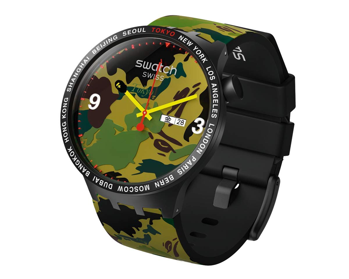 X SWATCH BIG BOLD TOKYO BAPE®
X SWATCH BIG BOLD TOKYO BAPE®