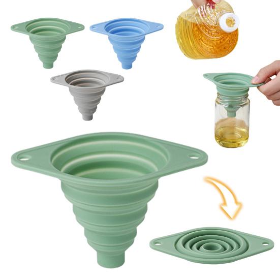 Silicone Telescopic Funnel Heat Resistant Collapsible Funnel Portable Small Cooking Funnels
Silicone Telescopic Funnel Heat Resistant Collapsible Funnel Portable Small Cooking Funnels