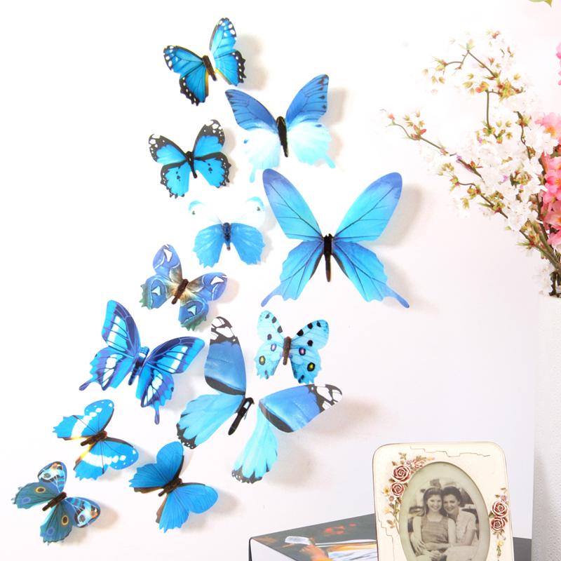 New Qualified Wall Stickers 12pcs Decal Wall Stickers Home Decorations 3D Butterfly Rainbow Color PVC Wallpaper for Living Room синий
New Qualified Wall Stickers 12pcs Decal Wall Stickers Home Decorations 3D Butterfly Rainbow Color PVC Wallpaper for Living Room синий