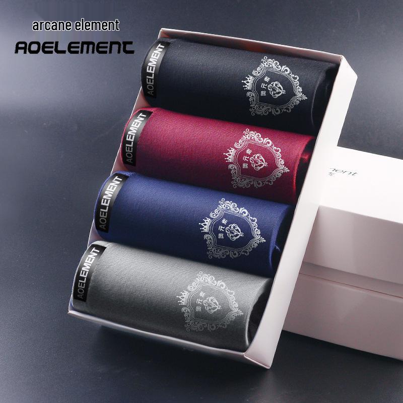 Мужские боксеры-брифы средней посадки Aoyuan, 4 шт. - Удобные, дышащие, молодежный крой Extra Large
Мужские боксеры-брифы средней посадки Aoyuan, 4 шт. - Удобные, дышащие, молодежный крой Extra Large