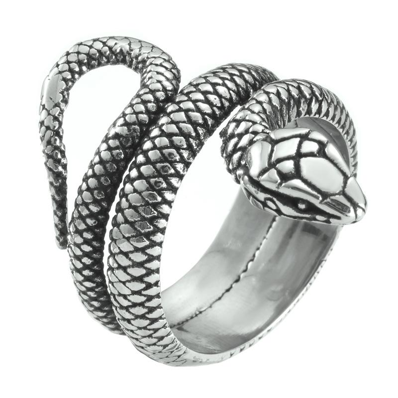 Vintage Style 316L Stainless Steel Cobra Snake Ring Women Mens Fashion Party Snake Ring 7 белый
Vintage Style 316L Stainless Steel Cobra Snake Ring Women Mens Fashion Party Snake Ring 7 белый