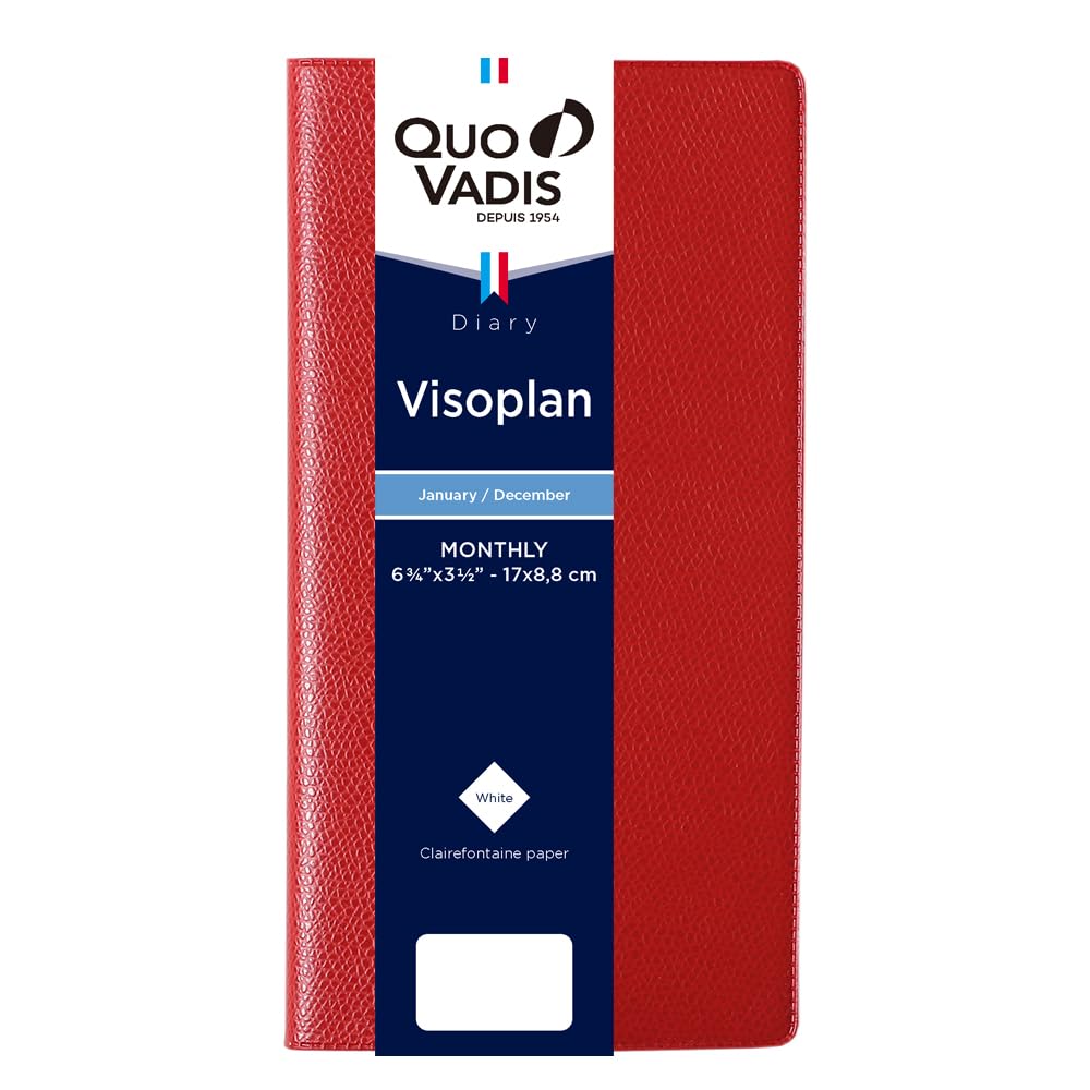 QUOVADIS 2026 Planner Diary Biso Plan / Unpara (Monthly Block, January Start, Slim Size 17x8.8cm) red qv36701rd красный
QUOVADIS 2026 Planner Diary Biso Plan / Unpara (Monthly Block, January Start, Slim Size 17x8.8cm) red qv36701rd красный