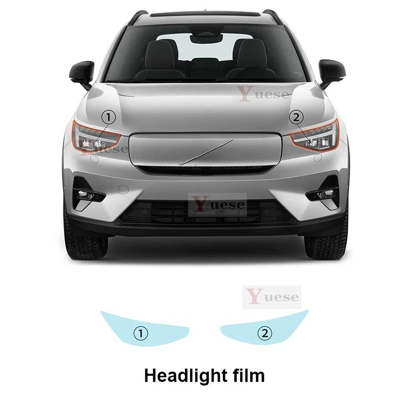For Volvo XC40 Recharge 2024 Car Protection Film Headlight Mirror Film TPU Clear Anti Scratch Sticker Light Black
For Volvo XC40 Recharge 2024 Car Protection Film Headlight Mirror Film TPU Clear Anti Scratch Sticker Light Black