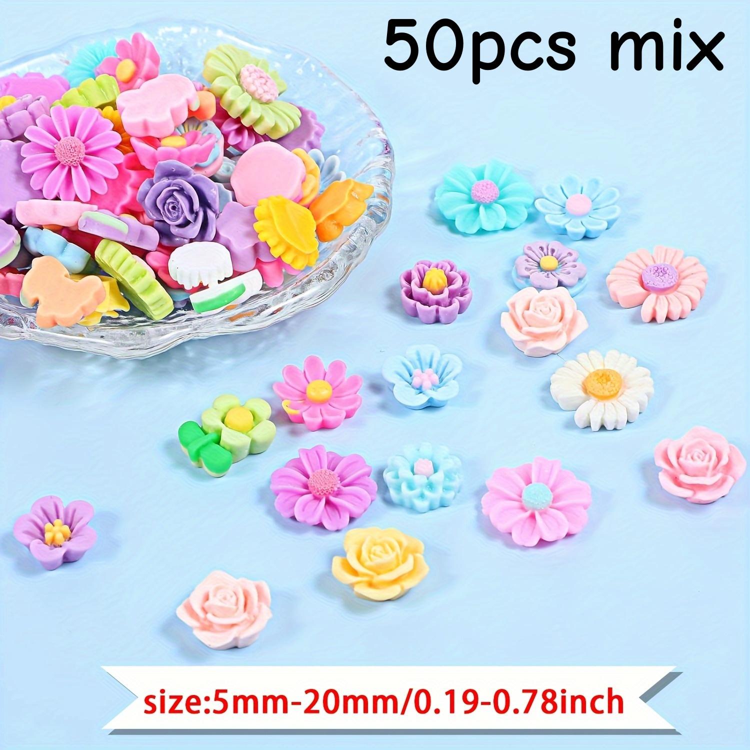100 pieces of mixed color daisy resin jewelry - Flatback craft beads for jewelry making, scrapbooking, and decoration, vibrant p
100 pieces of mixed color daisy resin jewelry - Flatback craft beads for jewelry making, scrapbooking, and decoration, vibrant p