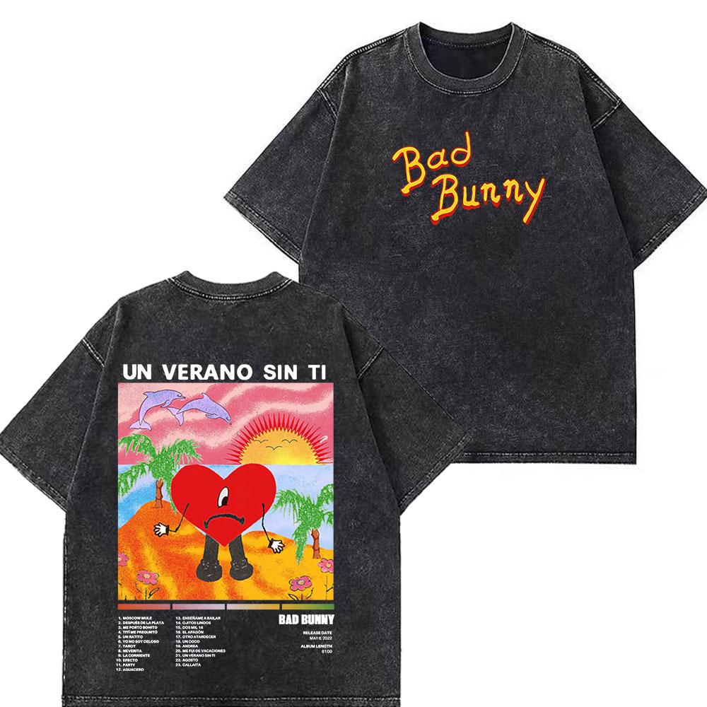 Rapper Bad Bunny Tour Debi Tirar Mas Fotos DTMF Merch Tshirt Unisex Fashion Summer ONeck Tee Hip Hop Vintage Washed Tshirts S
Rapper Bad Bunny Tour Debi Tirar Mas Fotos DTMF Merch Tshirt Unisex Fashion Summer ONeck Tee Hip Hop Vintage Washed Tshirts S