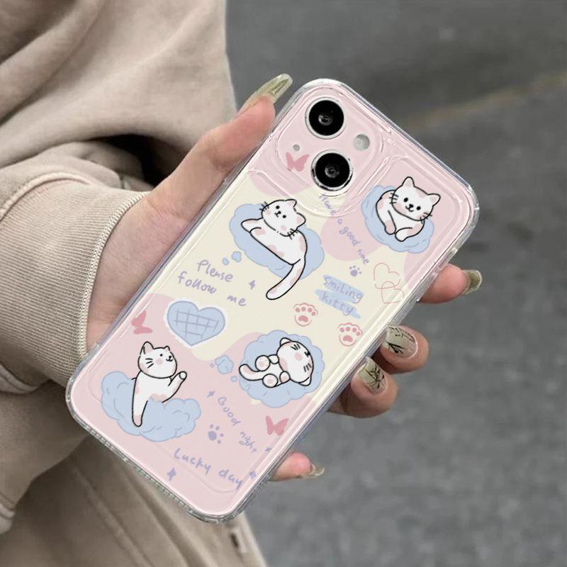 Мягкий чехол Cloud Kitten для Apple 11, 13, 14, 15, 16 Pro/Max - Мультяшный стиль, Точная посадка iPhone 7/8/SE
Мягкий чехол Cloud Kitten для Apple 11, 13, 14, 15, 16 Pro/Max - Мультяшный стиль, Точная посадка iPhone 7/8/SE