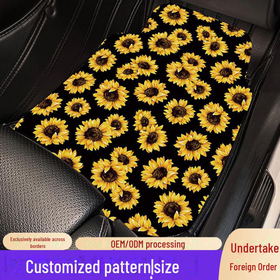 Универсальные противоскользящие автомобильные коврики Sunflower - Защитные коврики для автомобиля Cross-Border, устойчивые к грязи
Универсальные противоскользящие автомобильные коврики Sunflower - Защитные коврики для автомобиля Cross-Border, устойчивые к грязи