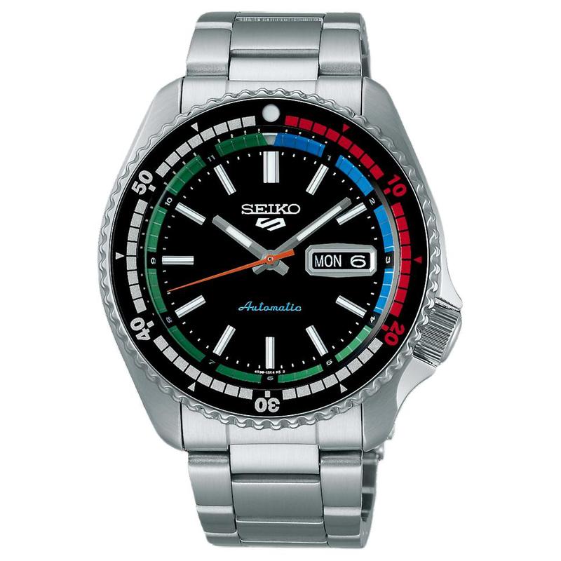 SEIKO 100 meters waterproof automatic/manual mechanical movement Steel Strap 42.5mm men s watch black dial SRPK13K1
SEIKO 100 meters waterproof automatic/manual mechanical movement Steel Strap 42.5mm men s watch black dial SRPK13K1
