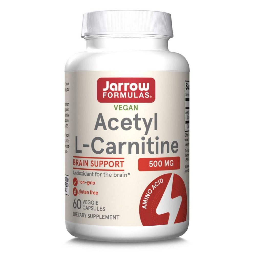 Jarrow Acetyl L-Carnitine 500mg Veggie Caps - Gluten-Free
Jarrow Acetyl L-Carnitine 500mg Veggie Caps - Gluten-Free