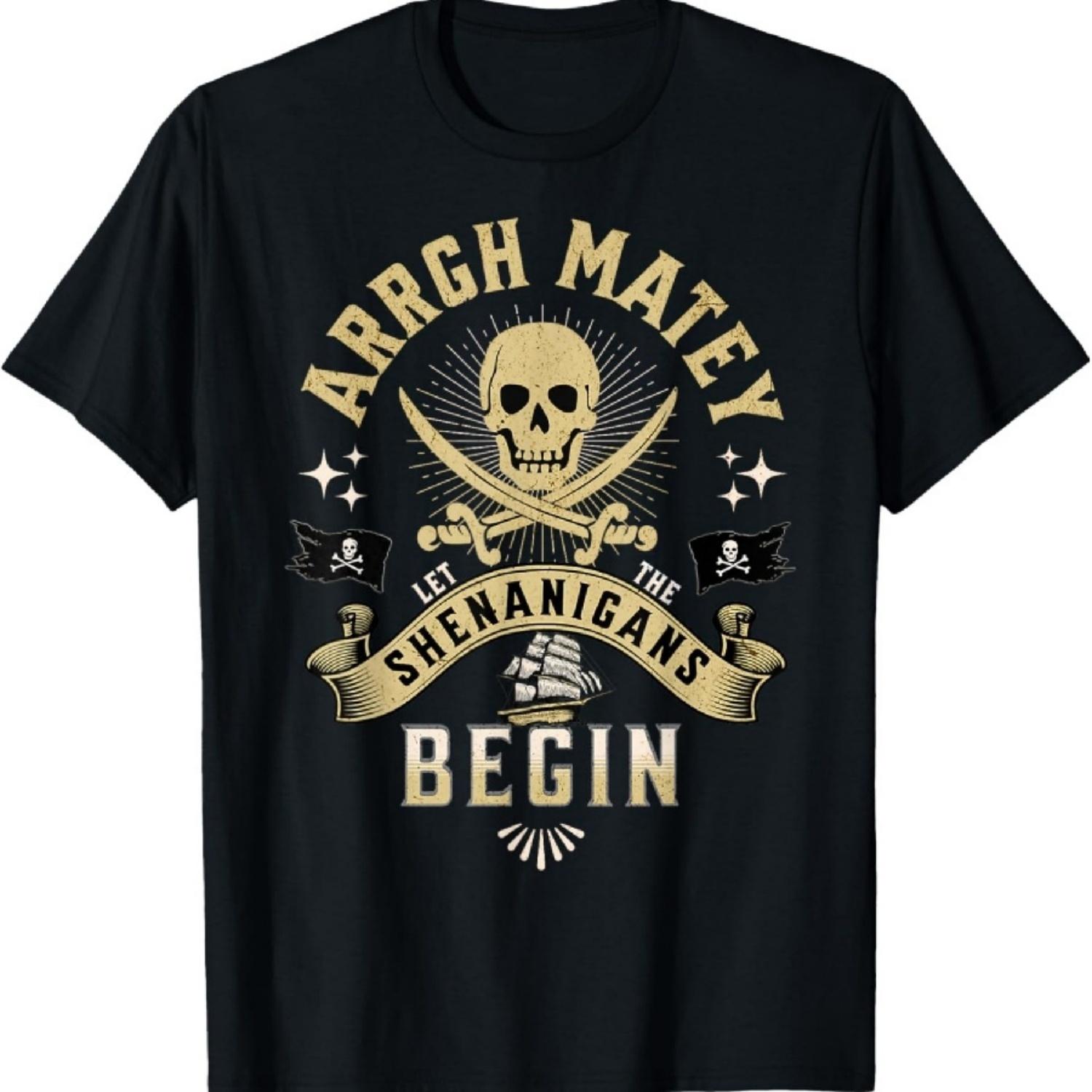 ARRGH MATEY Let the Shenanigans Begin Pirate T-Shirt XXXXXL різнокольоровий
ARRGH MATEY Let the Shenanigans Begin Pirate T-Shirt XXXXXL різнокольоровий